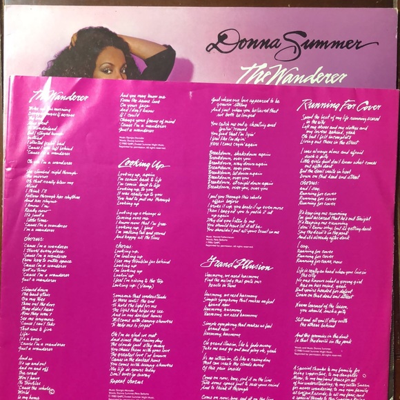 Donna Summer The Wanderer Vinyl Lp '80 - Picture 7 of 7